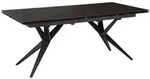 Kadima Design Esstisch, Schwarz, Metall, Rechteckig,Rechteckig, Stativgestell,