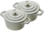 K&auml;fer Br&auml;ter, Creme, Metall, 0,25 L, rund, 5 cm, backofengeeignet, nicht