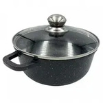 Kinghoff Topf, Schwarz, Metall, Kochen, T&ouml;pfe, Kocht&ouml;pfe