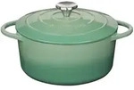 K&uuml;chenprofi Bratentopf Provence, Jadegr&uuml;n, Metall, 4,2 L, rund, 31.5 cm,