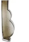 Goebel Vase, Grau, Glas, 34.5 cm, Dekoration, Vasen, Glasvasen