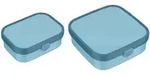 Mepal Brotdosen-Set, Blau, Kunststoff, 2x2x2 cm, K&uuml;chenzubeh&ouml;r,...