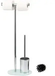 bremermann Stand-Wc-Garnitur,, Wei&szlig;, Metall, 28.5x72.5x12 cm, Badezimmer, WC
