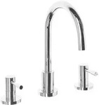 Beliani Sp&uuml;lbeckenhahn, Silber, Metall, 5.5x27x16 cm, Badezimmer, Waschbecken &