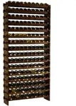 Proregal Weinregal, Braun, Holz, Echtholz,Kiefer, Rechteckig, 103x219x28 cm,