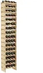 Proregal Weinregal, Natur, Holz, Echtholz,Kiefer, Rechteckig, 46x219x28 cm,