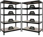 Proregal Schwerlastregal, Schwarz, Metall, 240x180x60 cm, Freizeit, Heimwerken,