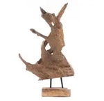 Design Delights Skulptur, Natur, Holz, 45x36x30 cm, Dekoration, Skulpturen &