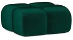Fun M&ouml;bel Polsterhocker, Gr&uuml;n, Textil, 85x44x85 cm, Wohnzimmer, Hocker