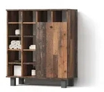 Livinity&reg; Badschrank, Wildeiche, Holzwerkstoff, 13 F&auml;cher, 1 Schubladen,