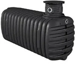 4rain Erdtank, Schwarz, Kunststoff, 4,200 L, 124x138x325 cm, Gartenzubeh&ouml;r,