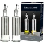 Ritzenhoff Breker Essig, Transparent, Silber, Glas, Metall, 7x26x14 cm,...