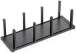 Emuca Tellerhalter, Anthrazit, Metall, 15.9x15x46.8 cm, Kochen, K&uuml;chenhelfer,