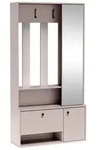 Masseno Garderobenschrank, Kaschmir, Holzwerkstoff, 2 F&auml;cher, 100x190x33 cm,