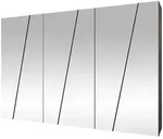 Mirjan24 Dreht&uuml;renschrank, Kaschmir, Schwarz, Kunststoff, Rechteckig,...