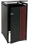 Proregal M&uuml;lltonnenbox, Anthrazit, Metall, 68x122x84 cm, Aufbewahrung &
