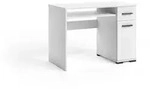 Masseno Schreibtisch, Wei&szlig;, Holzwerkstoff, 1 Schubladen, Rechteckig, 56x75x105...