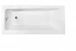 bad land Badewanne, Wei&szlig;, Kunststoff, 75x55.5x170 cm, Badezimmer, Baden &...