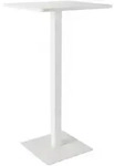 CLP Stehtisch, Wei&szlig;, Wei&szlig;, Metall, 60x110x60 cm, Esszimmer, Tische, Stehtische