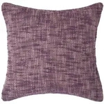 Homescapes Kissenh&uuml;lle, Lila, Textil, Uni, Quadratisch, 45x45 cm, Oeko-Tex&reg;,