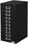 Ml-Design Aktenschrank, Schwarz, Metall, 38x60x28 cm, Arbeitszimmer, Aktenschr&auml;nke