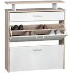 Kadima Design Schuhkipper, Beige, Holz, 1 Schubladen, Rechteckig, 80x95x24 cm,