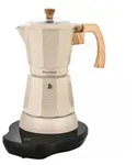 Klausberg Espressokocher, Beige, Metall, 19.8x27x16.2 cm, Kaffee & Tee, Tee- &