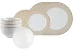 Ritzenhoff Breker Basic-Set, Beige, Keramik, 12-teilig, Rund, 2x2x2 cm, Essen &