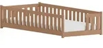 Kids Collective Bodenbett, Braun, Holz, 90x190 cm, Kinder- & Jugendzimmer,