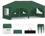 Woltu Pavillon,, Gr&uuml;n, Metall, 300x250x600 cm, Sonnen- & Sichtschutz,...