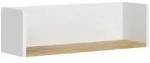 Vicco Wandregal, Wei&szlig;, Eiche Artisan, Holzwerkstoff, 1 F&auml;cher, Rechteckig,