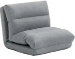 Homcom Schlafsessel, Grau, Metall, F&uuml;llung: Polyester, 72x56x70 cm, Wohnzimmer,