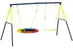 Aiyaplay Schaukelgestell, Mehrfarbig, Metall, 160x265 cm, unisex, Outdoor Spielzeug