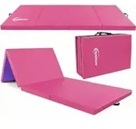 eyepower Gymnastikmatte, Pink, Lila, Kunststoff, Rechteckig, 60x180 cm, Freizeit,