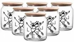 Ritzenhoff Breker Leckerli-Dosen, Transparent, Glas, Rund, 12x14x12 cm,