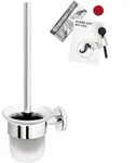 bremermann Wc-Garnitur, Chrom, Metall, 11.5x35x14.5 cm, Badezimmer, WC...