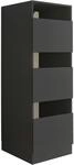 W&auml;scheschrank, Anthrazit, Holzwerkstoff, 2 F&auml;cher, 50x162x67.5 cm, Waschk&uuml;che,
