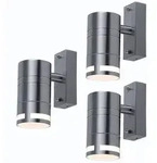 Led, Silber, Glas, 6x12.5x11 cm, Lampen & Leuchten, Au&szlig;enbeleuchtung,
