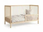 Kids Collective Babybett, Natur, Holz, 60x120 cm, Babym&ouml;bel, Babybetten,...