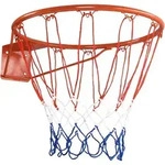 Costway Basketballkorb, Rot, Metall, 45x45 cm, Freizeit, Sport & Fitness