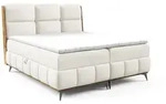 Fun M&ouml;bel Boxbett, Ecru, Textil, 120x200 cm, Schlafzimmer, Betten, Boxspringbetten