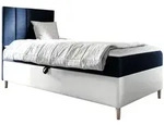 Mirjan24 Boxbett, Wei&szlig;, Blau, Holz, 80x200 cm, Schlafzimmer, Betten,...