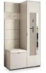 Masseno Garderobenschrank, Kaschmir, Beige, Holzwerkstoff, 3 F&auml;cher, 95x181x51...