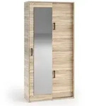 Masseno Garderobenschrank, Sonoma Eiche, Holzwerkstoff, 6 F&auml;cher, 100x210x40...