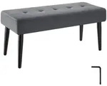 tectake Sitzbank, Samtahorn, Holz, Recyclingholz, Abstrakt, Rechteckig,...