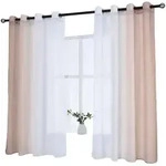 Gardinenbox Vorhang, Braun, Textil, 140x145 cm, Oeko-Tex&reg; Standard 100,