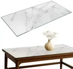 Tulup Tischplatte, Hellgrau, Glas, 100x50x0.4 cm, Esszimmer, Tische, Esstische,