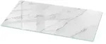 Tulup Tischplatte, Hellgrau, Glas, 125x50x0.4 cm, Esszimmer, Tische, Esstische,