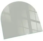 Tulup Glasplatte, Gr&uuml;n, Glas, Quadratisch, 100x100x0.4 cm, Kleinm&ouml;bel, Kamine...