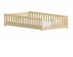 Kids Collective Bodenbett, Natur, Holz, 120x200 cm, Kinderzimmer & Jugendzimmer,